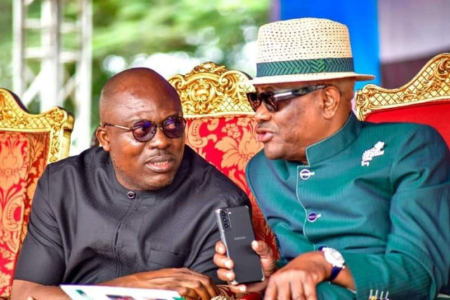 Rivers State Governor, Siminalayi Fubara and Minister of the Federal Capital Territory, Nyesom Wike